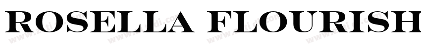Rosella Flourish字体转换